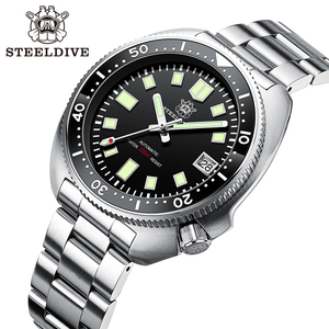 SD1970 Stock approvisionnement hommes montre mécanique montre-bracelet de plongée 200 Merter résistance à l'eau en acier inoxydable montre Relojes Hombre 2024 - Product Image 1