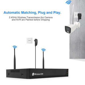 Viewbest Kit de caméra réseau sans fil Wifi <span class=keywords><strong>6</strong></span> NVR 8CH 5MP Système de sécurité domestique intérieur avec vision nocturne couleur Audio bidirectionnel - Product Image 3