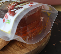 Sac liquide de médecine traditionnelle chinoise avec sac d'aspiration auto-debout transparent de thé aux herbes jetable frais de chauffage