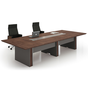 Fabrik-Großhandel Moderner Kleiner Konferenztisch aus Spanplatte Melamin Höhenverstellbar für Büro Besprechung Heimbüro Krankenhaus - Product Image 1