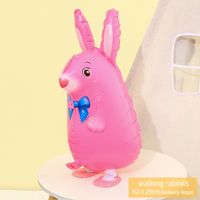 Vente en gros de ballons en aluminium d'animaux de dessins animés pour le festival, décoration de fête d'anniversaire pour enfants, cadeau pour enfants, accessoires de photographie, ballons en aluminium