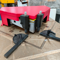 Chine usine 90 degrés angle fixe coupe structure de soudage globale dispositif de positionnement encocheuse