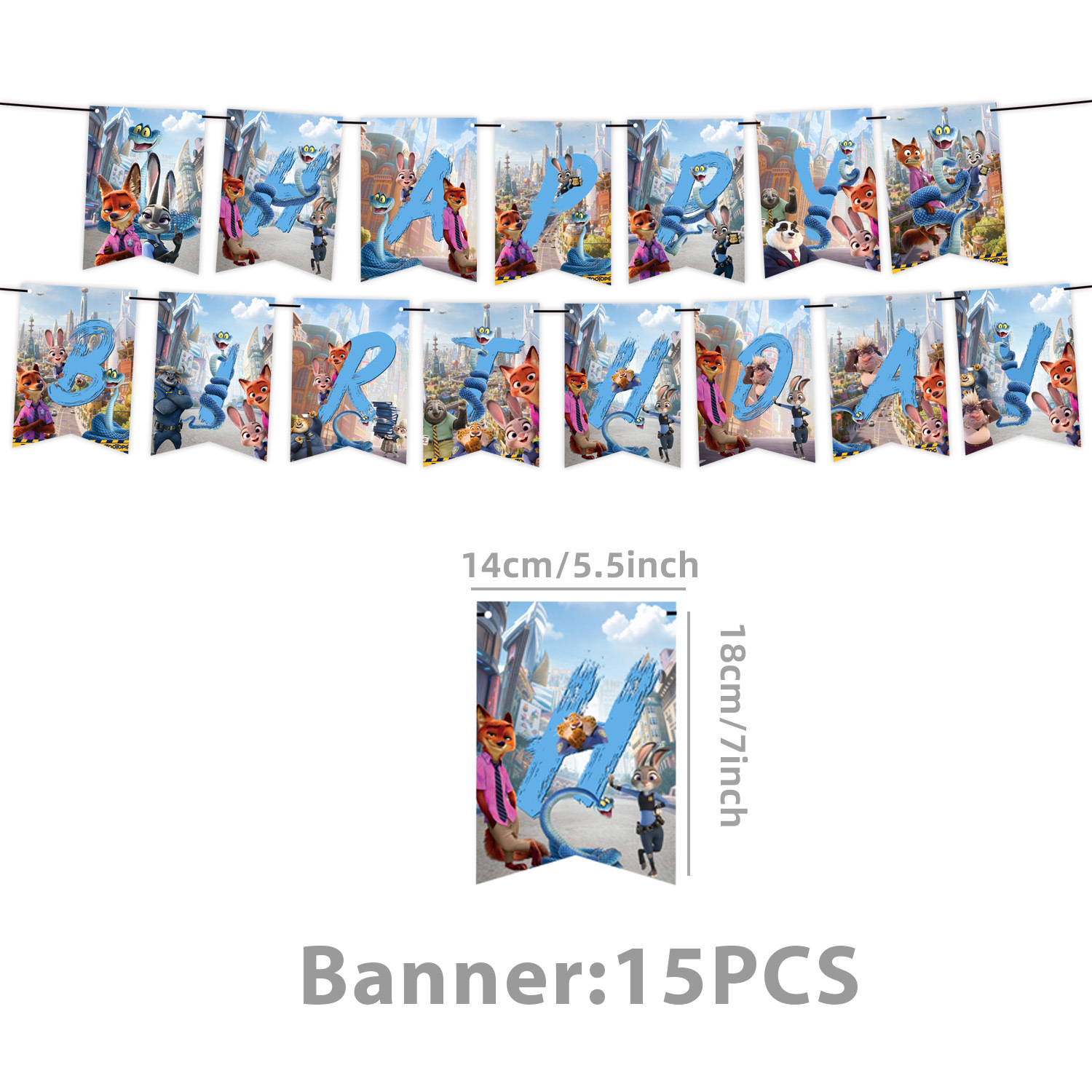 1 jeu de bannières