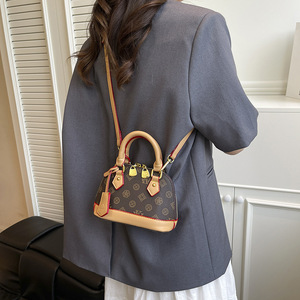 Sac à main vintage imprimé pour femme, style rétro, avec poignée supérieure, bandoulière, sac décontracté pour tous les jours - Product Image 5