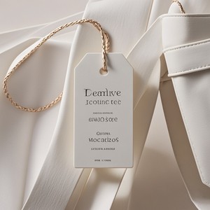 Luxus geprägte matte Folie benutzer definierte Hang Tags Dickes Baumwolle <span class=keywords><strong>Senio</strong></span> Papier für Kleidung Marke benutzer definierte Logo Kleidungs stück Tags - Product Image 2