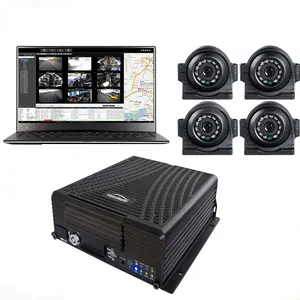 AHD MDVR 8CH 720P/1080P Mobile Dvr H.264 GPS Pelacakan Perekam Video Mobil untuk Sistem Truk Bus