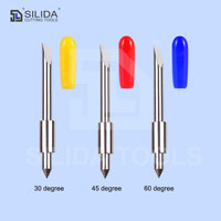 Cuchilla para Plotter RUK RUKDP026 RUKDP027, Cuchilla de Acero de Tungsteno para Plotter, Compatible con Máquinas de Corte RUK e IECHO