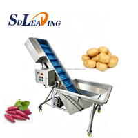 Industriële automatische groente- en fruitwasmachine met voorwas-transportband en grote schaal fruitreinigingsmachine