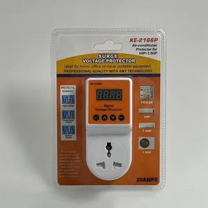 British-Style Digital Adjustable Voltage Protection Socket Refrigerator & <b>Air</b> <b>Conditioner</b> Guard for Use Fridges <b>Conditioners</b> - Product Image 2