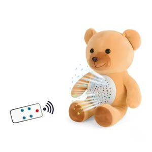 Machine à bruit blanc pour le sommeil, 8 sons musicaux, jouet en peluche éléphant lumineux, aide au sommeil, mini machine à sons portable pour enfants - Product Image 2