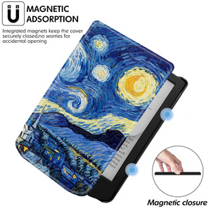 Étui en cuir PU à fermeture magnétique avec fonction veille/réveil automatique pour Pocketbook Verse Lite PB619/PB629/PB634, motifs personnalisés, ajouter un LOGO - Product Image 6