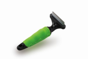 Outil de toilettage pour chiens de taille moyenne en acier inoxydable et brosse à lisser en plastique fabriqué avec du matériau TPR - Product Image 6