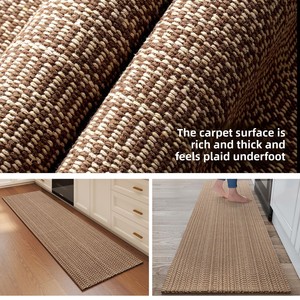 <span class=keywords><strong>Tapis</strong></span> de sol moderne en polyester et coton, mince, anti-huile, anti-salissure, anti-taches, antidérapant, long, pour <span class=keywords><strong>cuisine</strong></span> et restaurant - Product Image 2