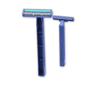 Bathroom Ware Value Pack Double <b>Edge</b> Razors Household Bulk Supply With Lubricant <b>Strips</b> Comfortable <b>Plastic</b> Handles Custom Logo - Product Image 2