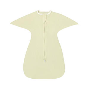 <span class=keywords><strong>Gigoteuse</strong></span> Bébé Respirante avec Fermeture Éclair Bidirectionnelle et Manchettes Mitaines pour Nouveau-né - Product Image 6