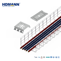 Couverture de chemin de câbles en treillis métallique électrogalvanisé certifiée CE Hdmann pour la protection des câbles de plafond des terminaux aéroportuaires