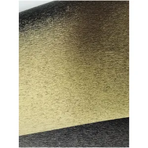 Stiker dinding emas Film dekoratif PVC, stiker dinding efek metalik PVC berperekat untuk furnitur