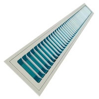 Nouveau luminaire encastré carré à persiennes 1x36w 1x40w Réflecteur Grille en aluminium Éclairage 4 pieds 5 pieds 1200mm Luminaire encastré
