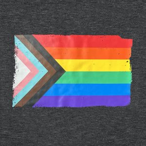 Camisetas de Orgullo <span class=keywords><strong>Gay</strong></span> para Mujer, Camisetas sin Mangas con <span class=keywords><strong>Bandera</strong></span> del Arcoíris del Progreso, Camisetas sin Mangas con Cuello Redondo de Mezcla de Algodón con la Igualdad LGBTQ - Product Image 6