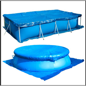 Pool Cover Round Dustproof <b>Waterproof</b> <b>Sunscreen</b> Tarpaulin 180g High Quality Custom Size Durable Protection - Product Image 2
