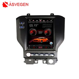Commercio all'ingrosso Tesla Dello Schermo di Lettore DVD Car Audio Per Ford Mustang 2013-2018 Supporto Auto Radio Con Navigazione di GPS 4G/WIFI