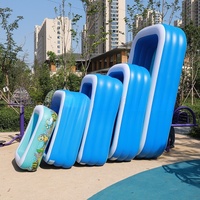 Piscine gonflable pleine grandeur enfants doux jardin arrière-cour piscine Logo impression maison famille usage extérieur approvisionnement direct en usine