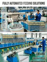 Machine de rectification sans centre automatique haute vitesse Xieli, pour diamètres de 0,6 à 60 mm, haute précision 0,002 mm, acier inoxydable