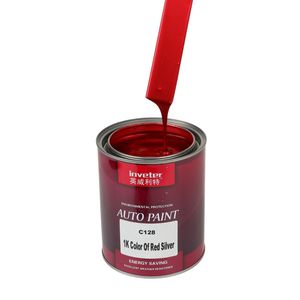 Acrylic 1K <strong>Silver</strong>/Red Car <strong>Paint</strong> Auto Refinish <strong>Spray</strong> <strong>Paint</strong> Base Coat with High Gloss and High Coverage - Product Image 1