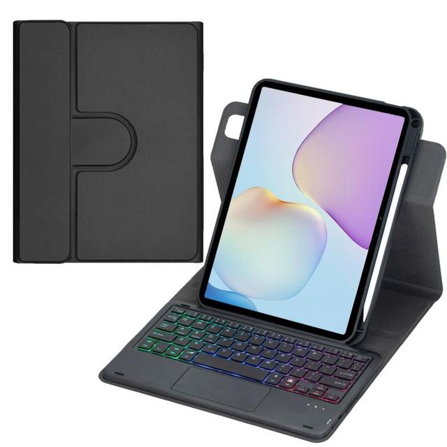 New Arrival for Huawei MatePad 11.5/Air /11.5S 360-degree Rotation Backlight Wireless Keyboard Leather Tablet Case with Touchpad