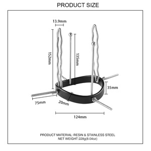 Espéculo <span class=keywords><strong>Anal</strong></span> Extensible Ajustable, Juguetes Sexuales, Dilatador <span class=keywords><strong>Anal</strong></span> de Resina y Acero Inoxidable de Gran Tamaño, Tapón <span class=keywords><strong>Anal</strong></span> para Mujeres y Hombres, Juguetes Sexuales - Product Image 2