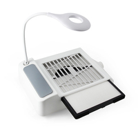 Collecteur de poussière pour ongles, multifonctions, 2 en 1, 60w, nouveau Design, avec lampe de Table Led,