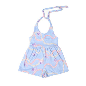 A26-11 Venta Directa de Fábrica, Personalización, Rompers con Tirantes Ajustables, Romper con Botones a Presión para Niña, Rompers con Estampado de Leopardo para Bebé - Product Image 2