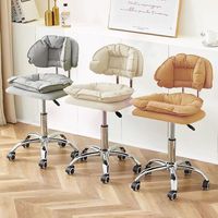 Un nouveau type de chaise de travail à roulettes en PU, adaptée aux salons de manucure et aux instituts de beauté, ainsi que pour les chaises de coupe des ongles et de maquillage