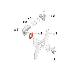 KIT DE DIVISOR De Soporte Metálico-Kit De Accesorios De Tubería Premium Con Soporte Metálico Duradero - Product Image 1