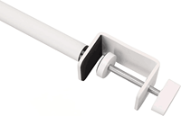 Lampe à LED bicolore 3200K à 5600K pour table à ongles Lampe de bureau demi-lune avec clip pour téléphone Trépied Arc Lampe à cils LED 20W