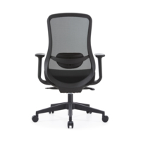 Chaise de bureau ergonomique moderne réglable avec cadre en nylon, coussin haute densité et accoudoirs 4D ajustables pour la maison, le bureau et les salles de réunion