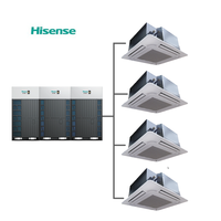 Système de climatisation central VRF/VRV multi-zones commercial Hisense 40 kW 50 kW, climatiseur à onduleur DC, pompe à chaleur, système HVAC
