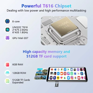 Tablette PC 12 pouces la plus récente, écran large 2K FHD, tablette Android, processeur 8 cœurs UNISOC T616, 5+13MP, tablette ultra-fine 6+128 Go - Product Image 6