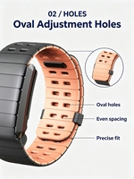 Bracelet de montre Whoop 4.0 SportFlex élastique 25 mm en silicone doux au toucher, étanche, résistant à la transpiration, avec boucle en caoutchouc personnalisable