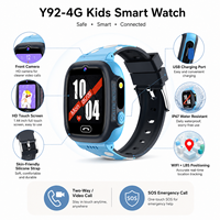 Montre connectée pour enfants Y29 avec carte SIM 4G, appels vidéo, modes SOS, GPS et WIFI, étanche IP67, fonction boussole, montre connectée pour enfants