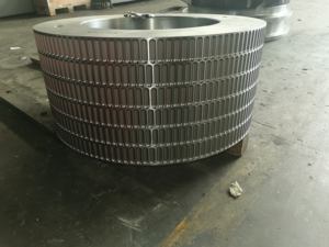 CNC-bewerking van dubbele rolkappen voor crusher, voederpelletmolen, granulator, kunstmest met hoge efficiëntie voor gebruik in de kolenmijnbouw - Product Image 3