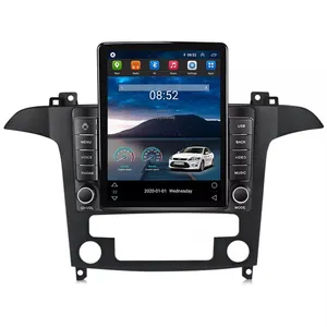 Tesla Android 11 8 + 128G DSP RDS AM Carplay + Stereo Mobil Otomatis untuk Ford S-MAX 2006-2015 Autoradio Layar IPS Pemutar Dvd