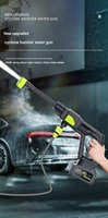 Nettoyeur haute pression portable pour voiture et maison avec batterie au lithium et brosse de lavage de sol