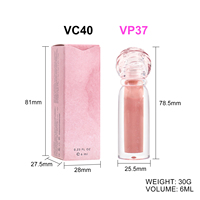 Brillant à Lèvres en Gros sous Marque Blanche, Repulpant Brillant Vegan, Rouge à Lèvres Mat, Maquillage avec Bouchon Bonbon, Conteneurs Vides