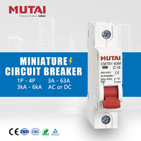 Fabricante AC230V/400V 16A 20A MCB 3 fases 20 amperios tipos de disyuntor en miniatura