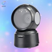 AIXW Escáner de Código de Barras de Escritorio para Artículos de Supermercado, Lector de Código de Barras con Software de Supermercado, Novedad