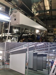 Écrans de <span class=keywords><strong>projection</strong></span> motorisés 4K UHD à tension par bande, dissimulés au plafond avec cordon de tirage, pour systèmes de cinéma maison de 60 à 150 pouces - Product Image 2