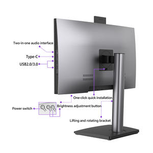 Ordinateur tout-en-un direct d'usine en option Intel 13e <span class=keywords><strong>génération</strong></span> I9 13900HK/i7 13650HX CPU disque dur à mémoire de grande capacité - Product Image 1