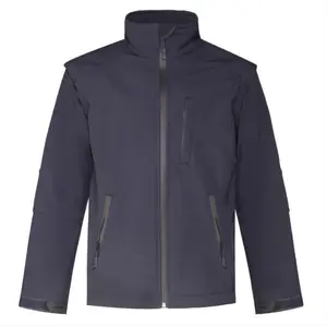 Windproof logotipo personalizado mens softshell jaqueta preta Softshell Jacket Logotipo personalizado Tactical Outdoor jaqueta para homens