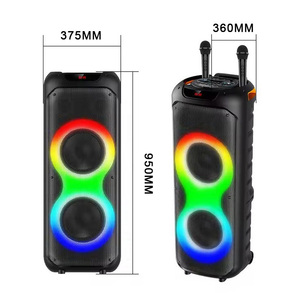 Zqs10215 sing-e mới 60W điện <span class=keywords><strong>Bluetooth</strong></span> Loa không dây di động caixa de Som amplificada loa với hai micro không dây - Product Image 3